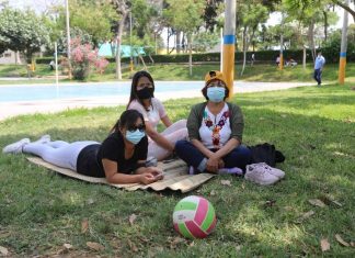 Familias visitaron clubes zonales el primer día del año 2021