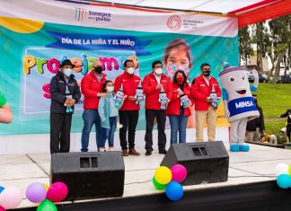Campaña multisectorial de salud por el Día del Niño se realizó en el club zonal Huáscar Ministros de Estado asistieron al club zonal Huáscar