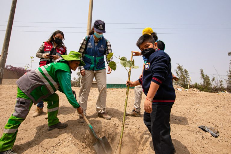 Serpar y Ate realizaron plantación por el Día del Árbol