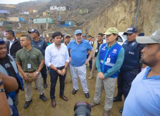 Alcalde de Lima, Rafael López Aliaga, encabezó campaña de arborización