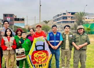Cometas prehispánicas volaron por lo alto del club metropolitano Santa Rosa