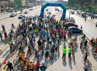 Más de 500 ciclistas participaron del programa Club Met En Modo Bici en el club metropolitano Huáscar Ciclistas vinieron de todas partes de Lima