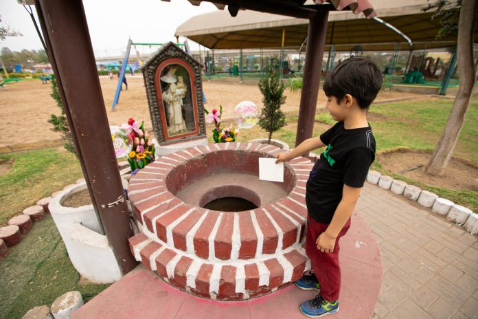 Niños podrán echar sus cartas al pozo de Santa Rosa