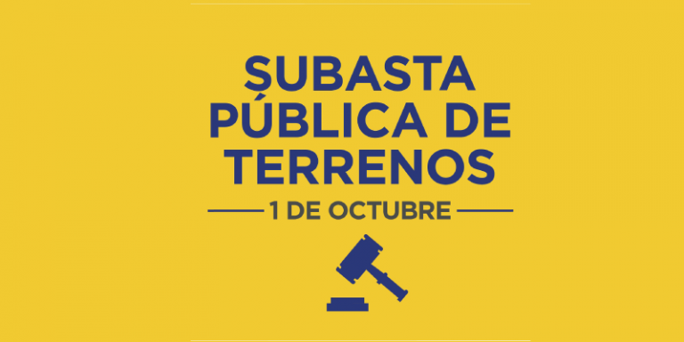 3° Convocatoria de subasta pública de terrenos urbanos