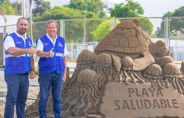 Playa urbana Wiracocha declarada saludable