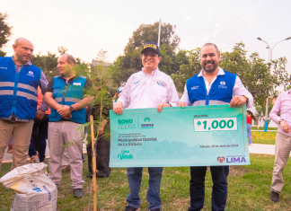 Serpar entregó Bono Árbol a la Municipalidad Distrital de La Victoria Convenio con La Victoria
