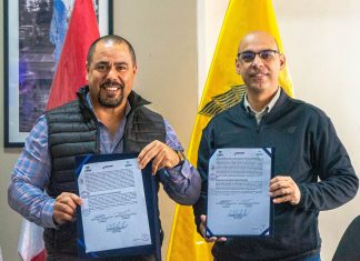 SERPAR firmó convenio con empresa NETAFIM para mejorar el sistema de riego en los clubes y parques metropolitanos Convenio interinstitucional