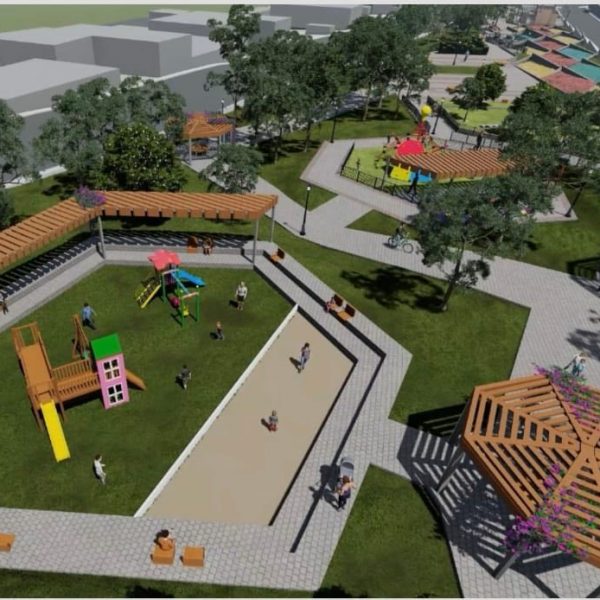 El alcalde de Lima inicia la transformación del Parque Alameda Unión en Manchay