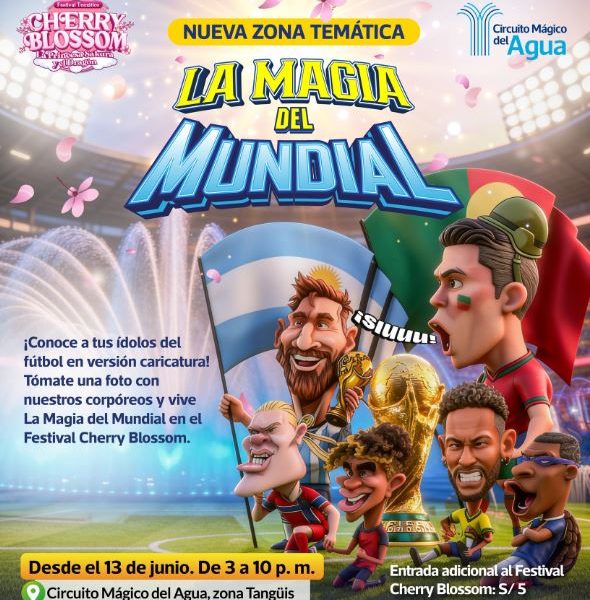 Vive la fiebre del fútbol en el Circuito Mágico del Agua